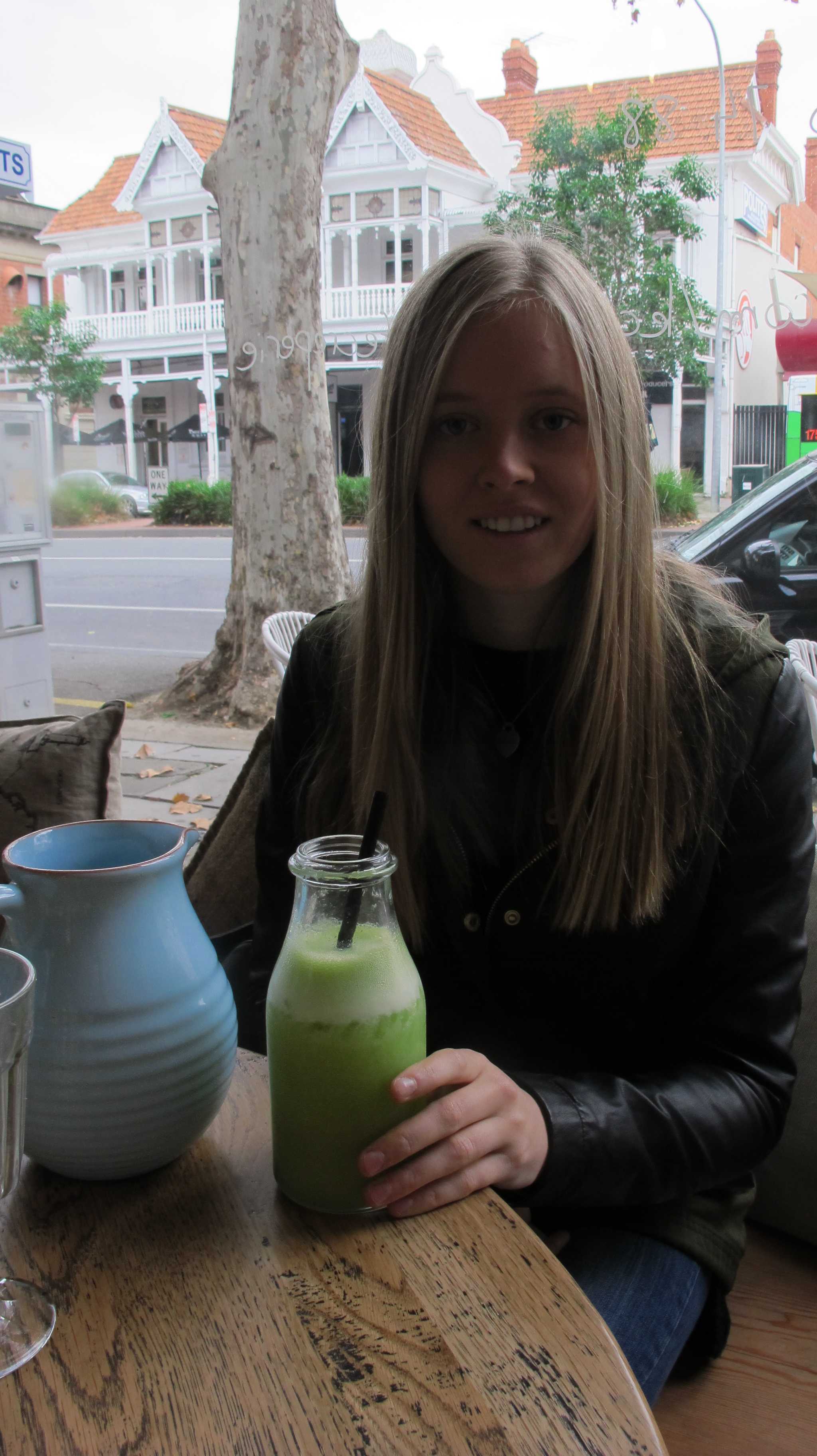 Anni enjoying her Le Vert