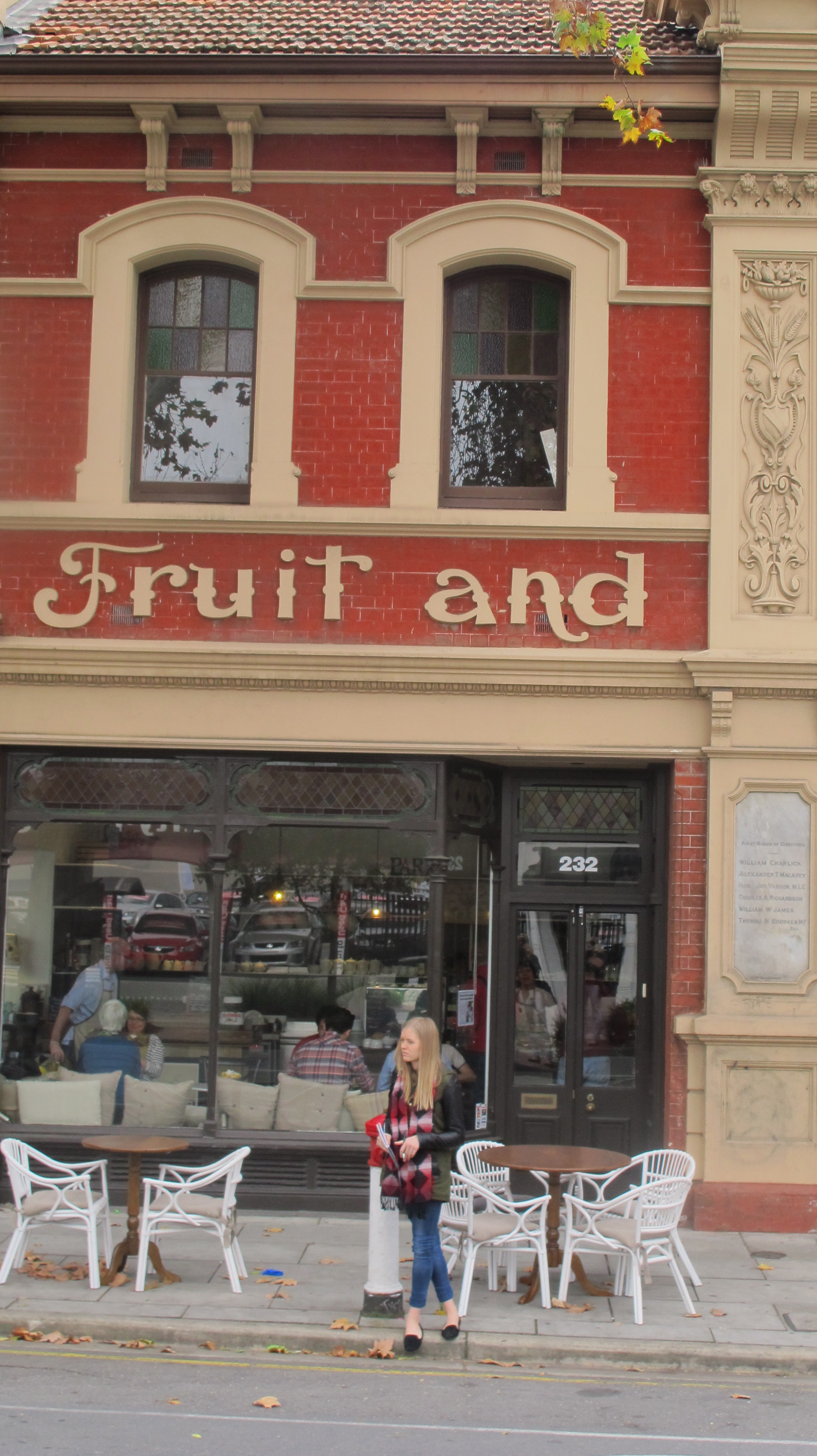 Anni leaving Le Carpe Diem